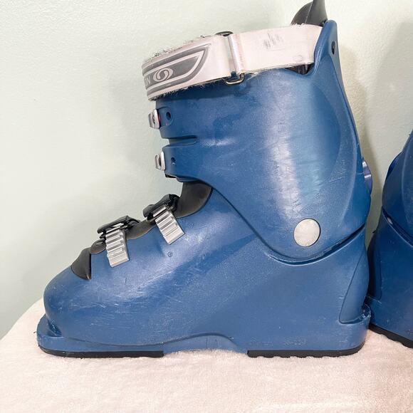 Salomon Women's Blue Snowboard Performa 5.0 Sports Winter Ski Boots Size 5.5 - Picture 8 of 16